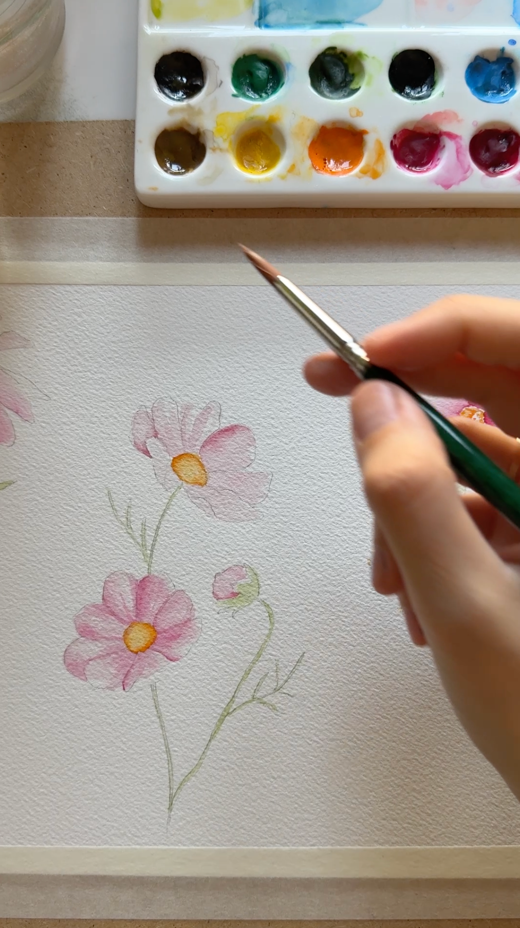 Clase de pintura y acuarela